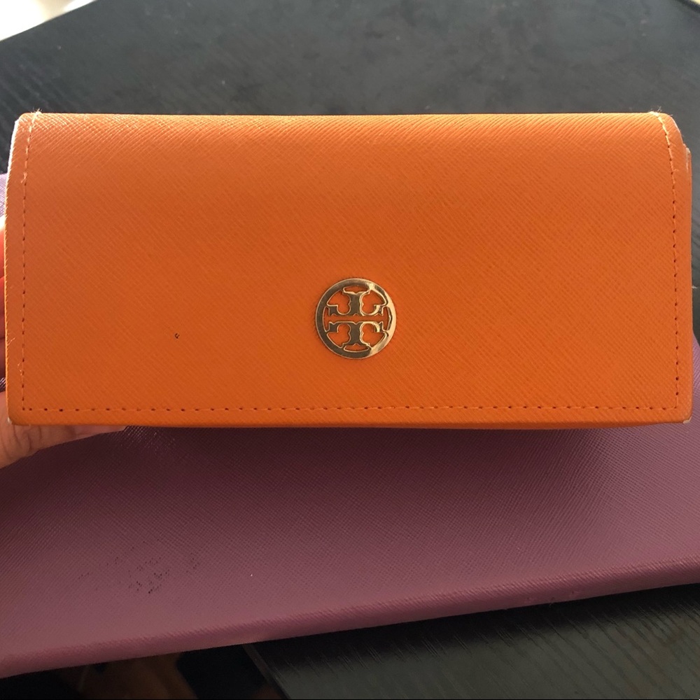 Tory Burch Orange Sunglasses Case